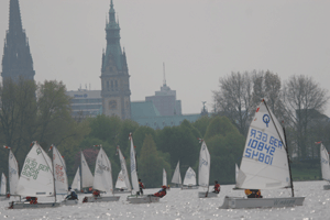 Optimale auf der Alster